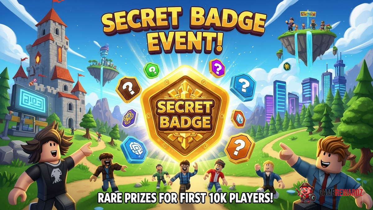 Roblox Secret Badge Event – Rare Prizes for First 10K Players!